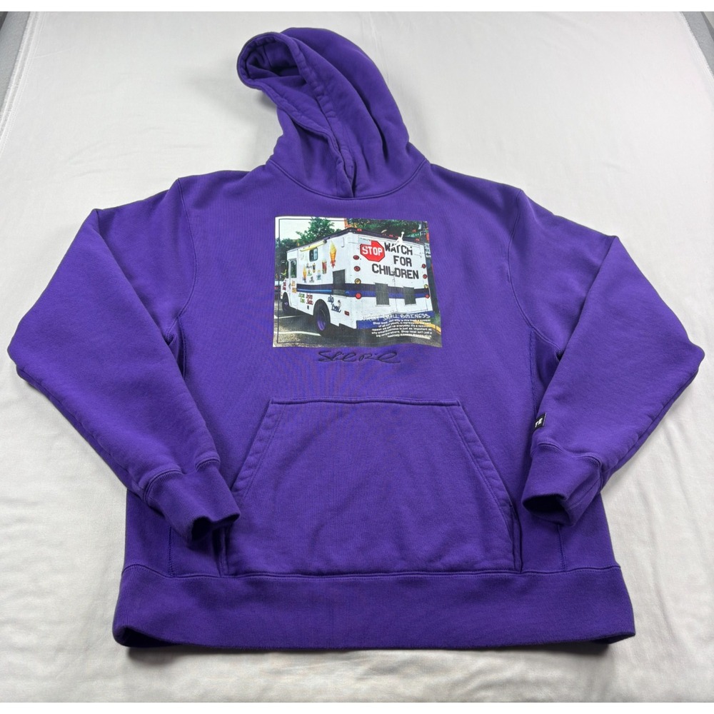 Air Jordan Hoodie Mens M Purple Sheila Rashid Chicago Ice Cream Big Logo Jumpman